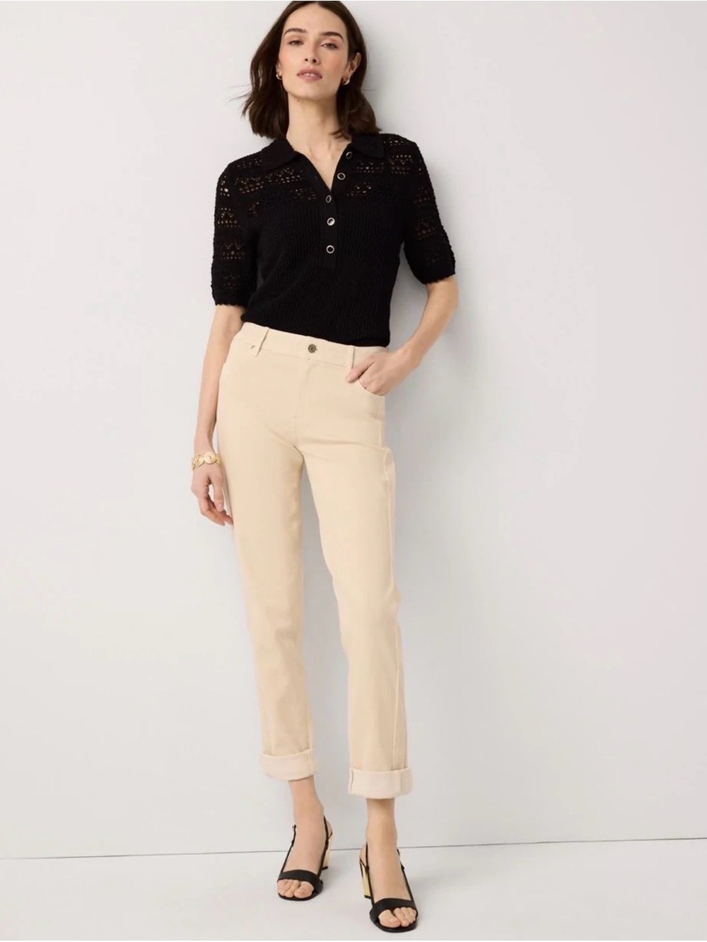 White House Black Market Straight-Leg Jeans